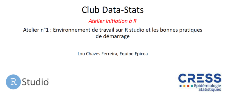 Learn The Basics Of R Programming By The Data Stats Club Led By Lou Chaves Ferreira Cress Umr