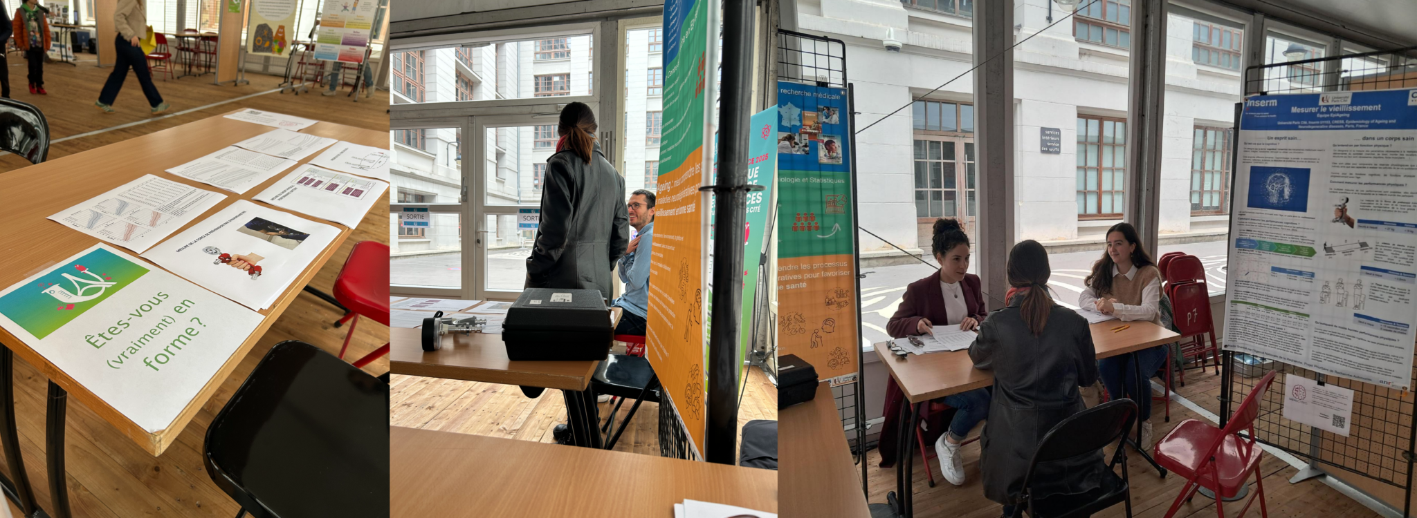 Presentation of the booth “Are you (really) in good shape?” at the ...